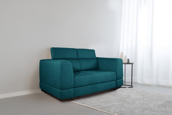 Canapea extensibilă BUTLER 1400, tetiere reglabile, 1960x1120x780 mm, spațiu de dormit 1380x1930 mm.