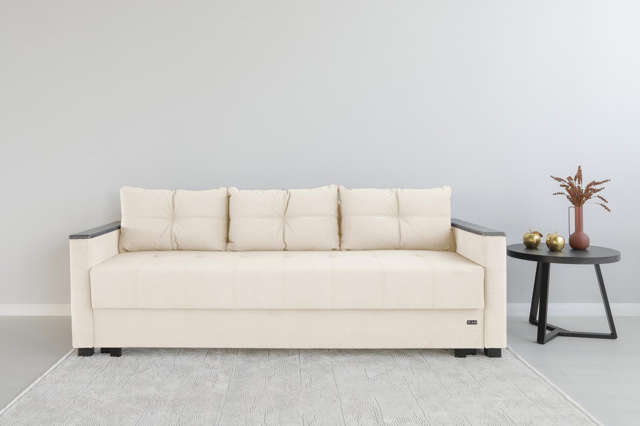 Canapea extensibilă KENTUCKY, cu ladă de depozitare, 2270*1000x800 mm, spațiu de dormit 2020x1450 mm.