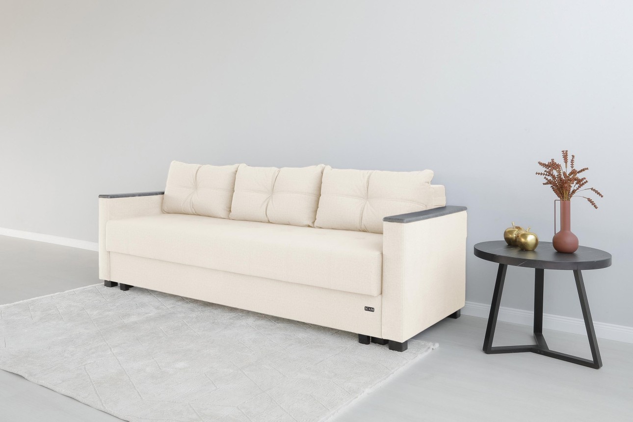 Canapea extensibilă KENTUCKY, cu ladă de depozitare, 2270*1000x800 mm, spațiu de dormit 2020x1450 mm.