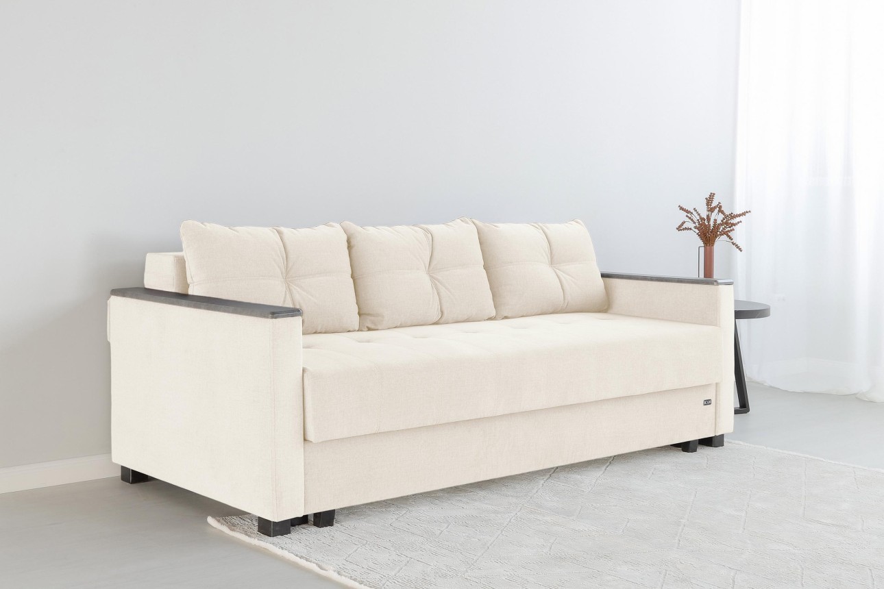 Canapea extensibilă KENTUCKY, cu ladă de depozitare, 2270*1000x800 mm, spațiu de dormit 2020x1450 mm.