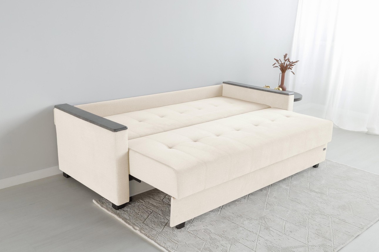 Canapea extensibilă KENTUCKY, cu ladă de depozitare, 2270*1000x800 mm, spațiu de dormit 2020x1450 mm.
