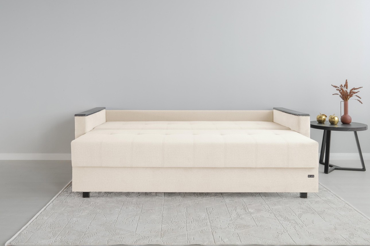 Canapea extensibilă KENTUCKY, cu ladă de depozitare, 2270*1000x800 mm, spațiu de dormit 2020x1450 mm.