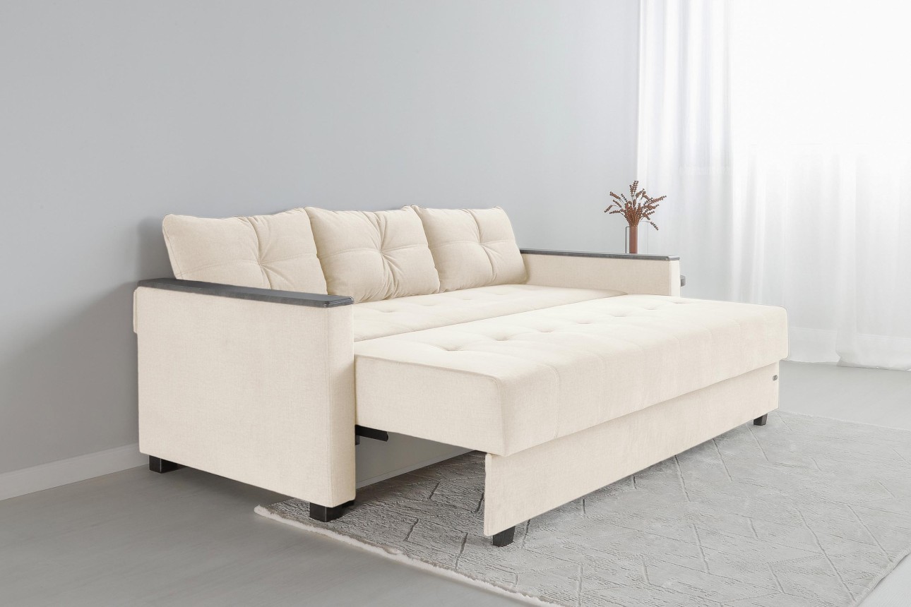 Canapea extensibilă KENTUCKY, cu ladă de depozitare, 2270*1000x800 mm, spațiu de dormit 2020x1450 mm.
