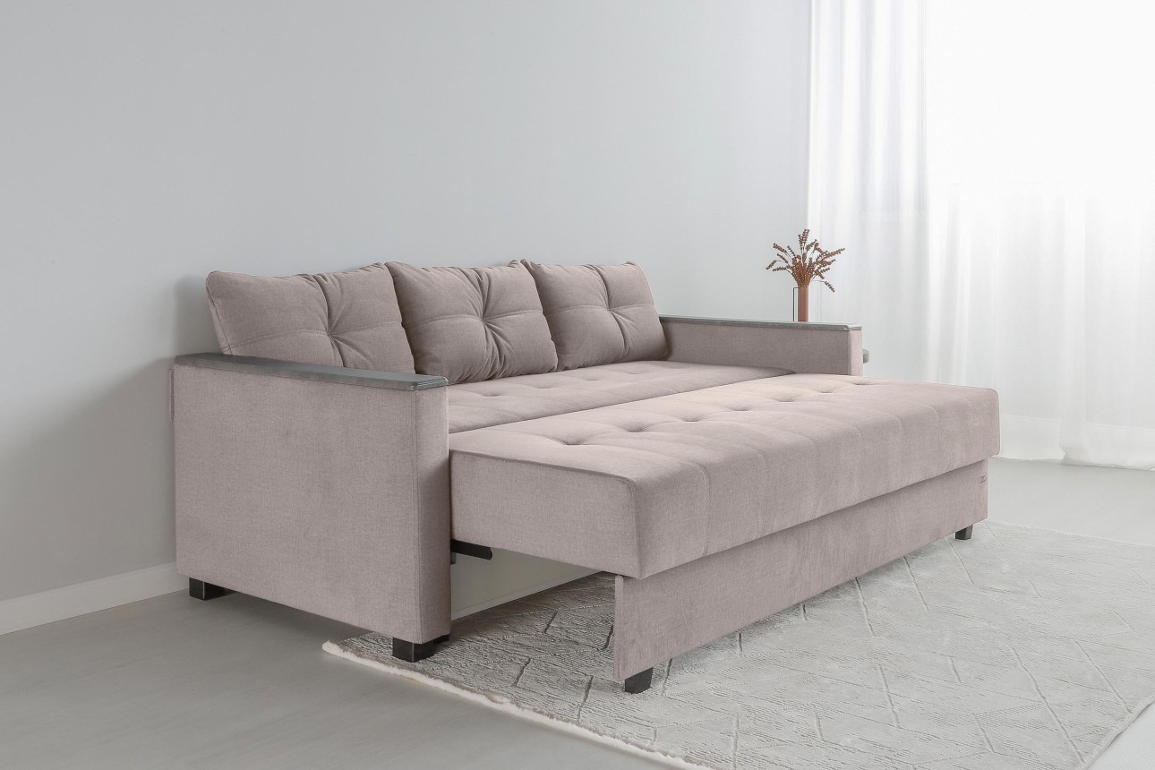 Canapea extensibilă KENTUCKY, cu ladă de depozitare, 2270*1000x800 mm, spațiu de dormit 2020x1450 mm.