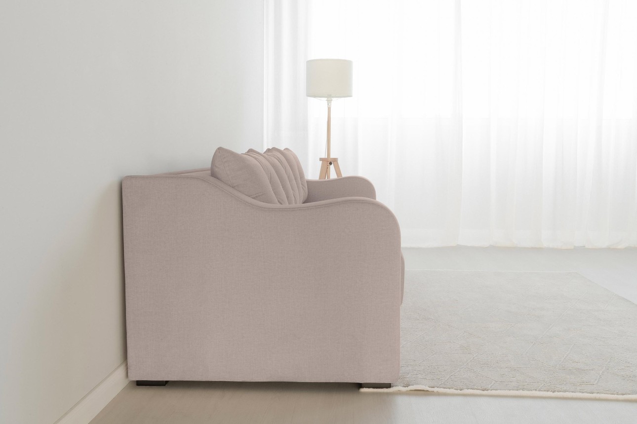 Canapea extensibilă MILANO, cu ladă de depozitare, 2350x1000x800 mm, spațiu de dormit 2020x1450 mm.