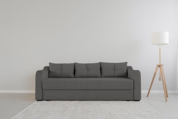 Canapea extensibilă MILANO, cu ladă de depozitare, 2350x1000x800 mm, spațiu de dormit 2020x1450 mm.