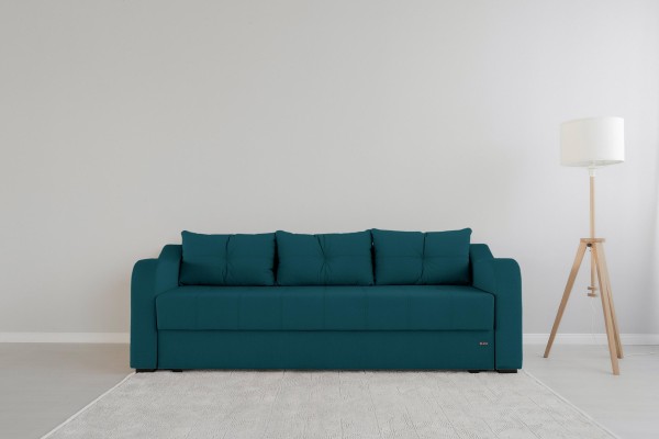 Canapea extensibilă MILANO, cu ladă de depozitare, 2350x1000x800 mm, spațiu de dormit 2020x1450 mm.
