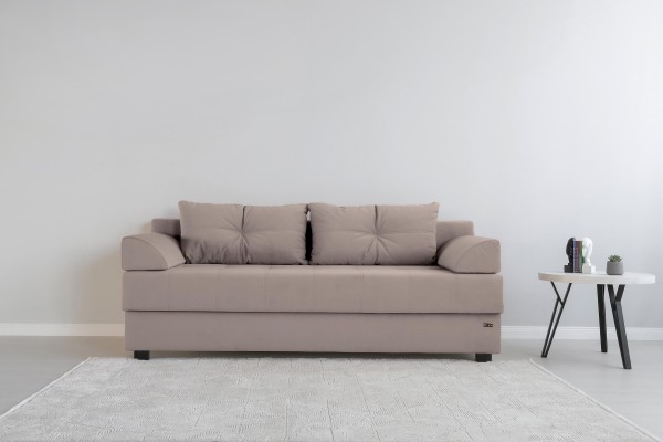 Canapea extensibilă DUBLIN, cu ladă de depozitare, 2000x950x770 mm, spațiu de dormit 2000x1500 mm.