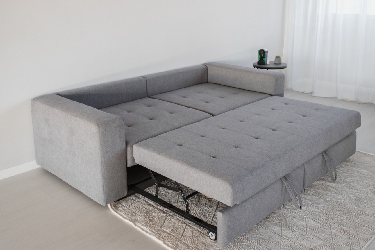 Canapea extensibilă STONE, 2480x1080x1000 mm, spațiu de dormit 2000x2000 mm.