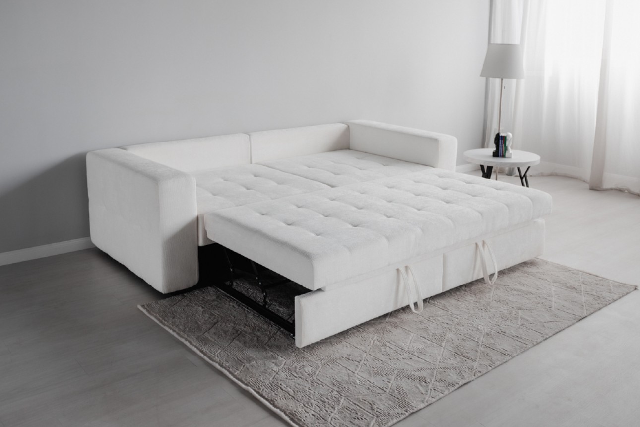 Canapea extensibilă STONE, 2480x1080x1000 mm, spațiu de dormit 2000x2000 mm.