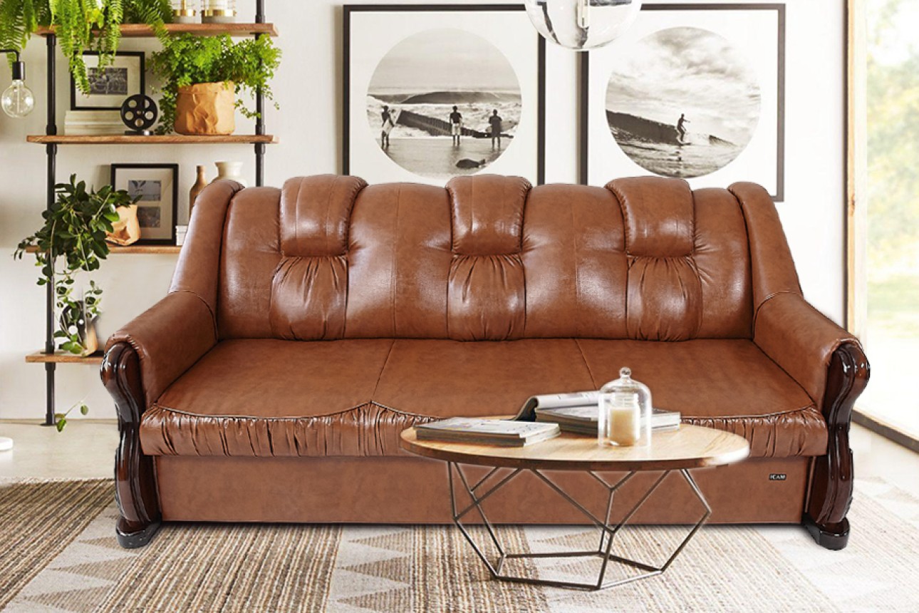 Canapea extensibilă CLASSIC 3, 2300x1050x970 mm, spațiu de dormit 1950x1300 mm.