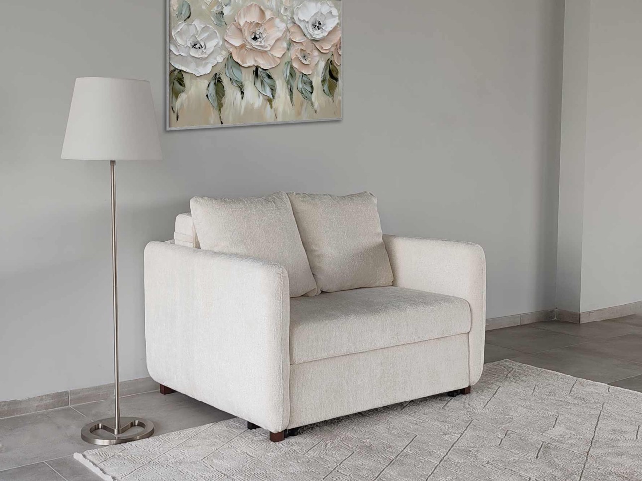 Minimalism Londonez – Sofa în Stil Scandinav