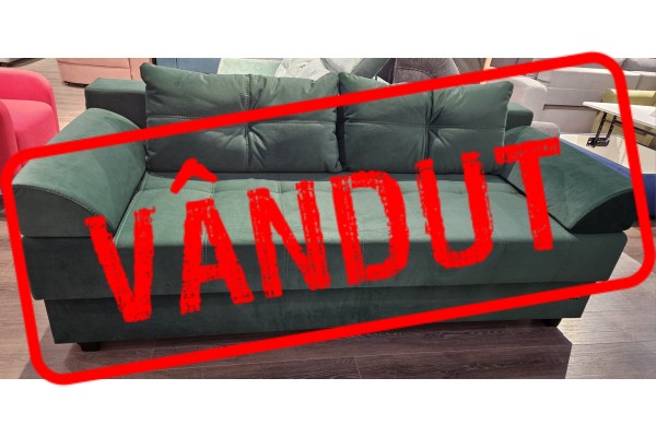 Canapea extensibilă DUBLIN, cu ladă de depozitare, 2000x950x770 mm, spațiu de dormit 2000x1500 mm.