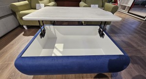 Masă de cafea cu blat rabatabil MERIDIANI, cu spatiu de depozitare 700x1000x360 mm.