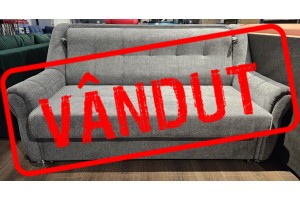 Canapea extensibilă Narcis / lux (1500), cu ladă de depozitare, 1900x1100x1000 mm, spațiu de dormit 1530x1900 mm.