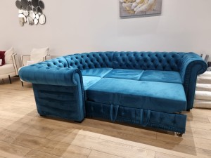 Colțar extensibil PRINCESS 3, 3200x1800x810 mm, spațiu de dormit 2600x1320 mm.
