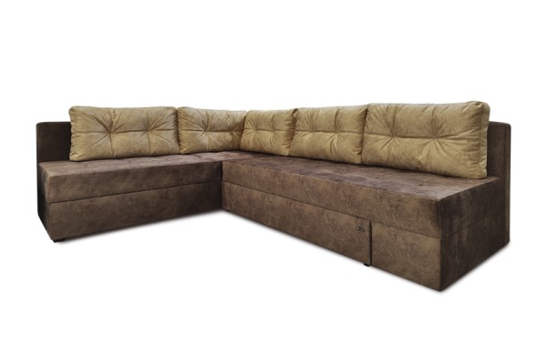 Colțar extensibil AMSTERDAM, ladă de depozitare, mecanismul de extindere foarfece, 2950x2150x840 mm, spațiu de dormit 1600x2000 mm.
